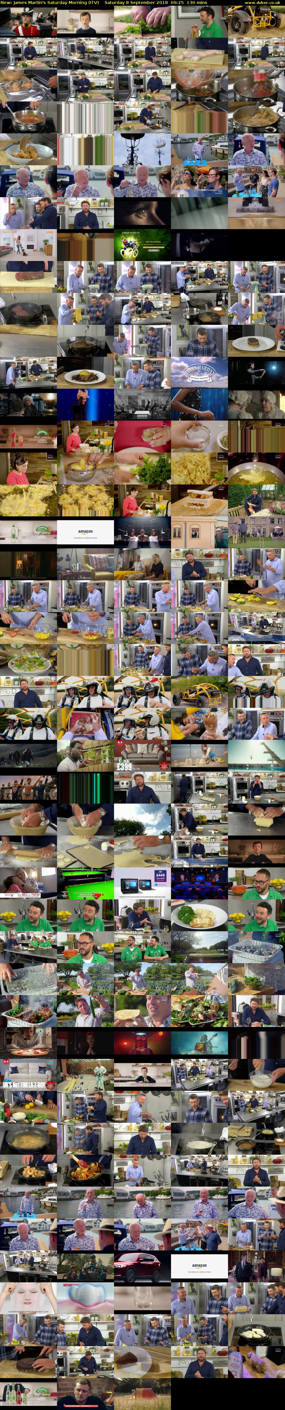 James Martin's Saturday Morning (ITV) Saturday 8 September 2018 09:25 - 11:35
