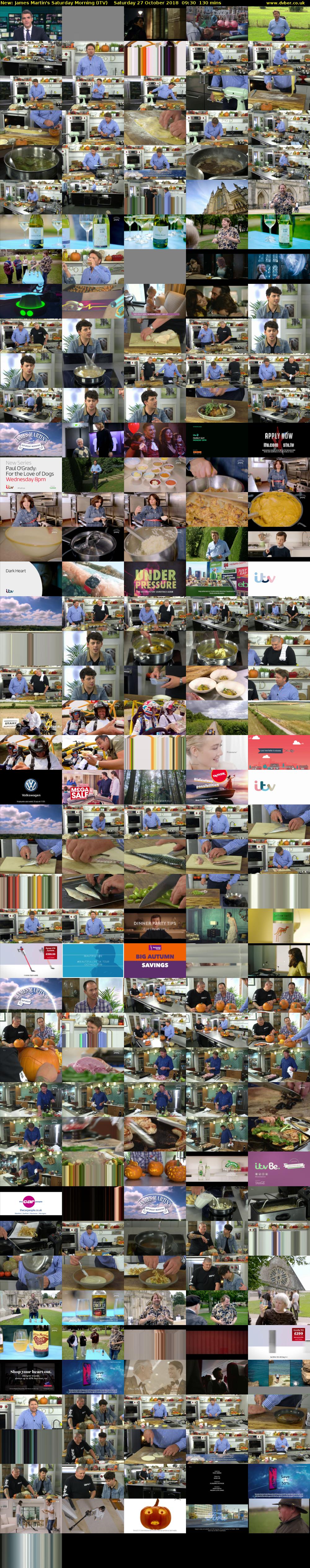 James Martin's Saturday Morning (ITV) Saturday 27 October 2018 09:30 - 11:40