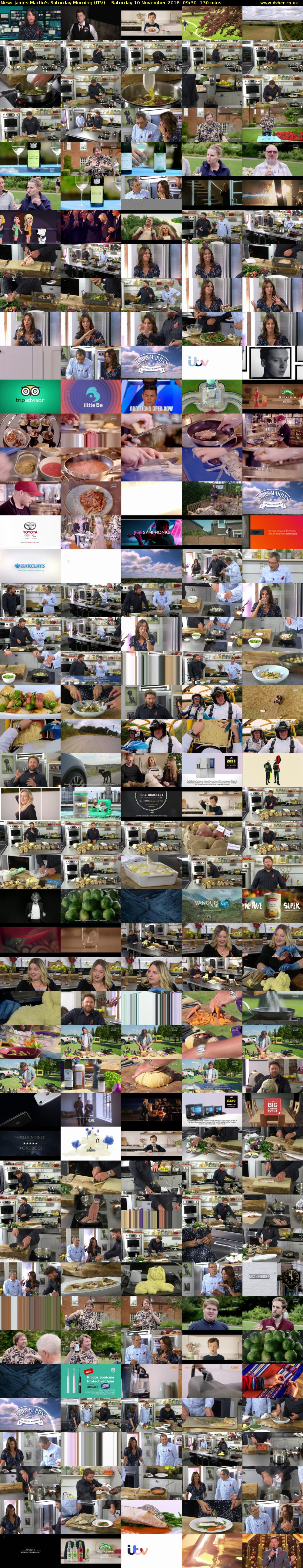 James Martin's Saturday Morning (ITV) Saturday 10 November 2018 09:30 - 11:40