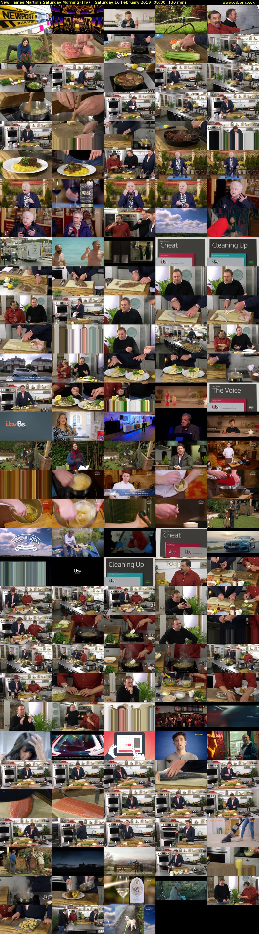 James Martin's Saturday Morning (ITV) Saturday 16 February 2019 09:30 - 11:40
