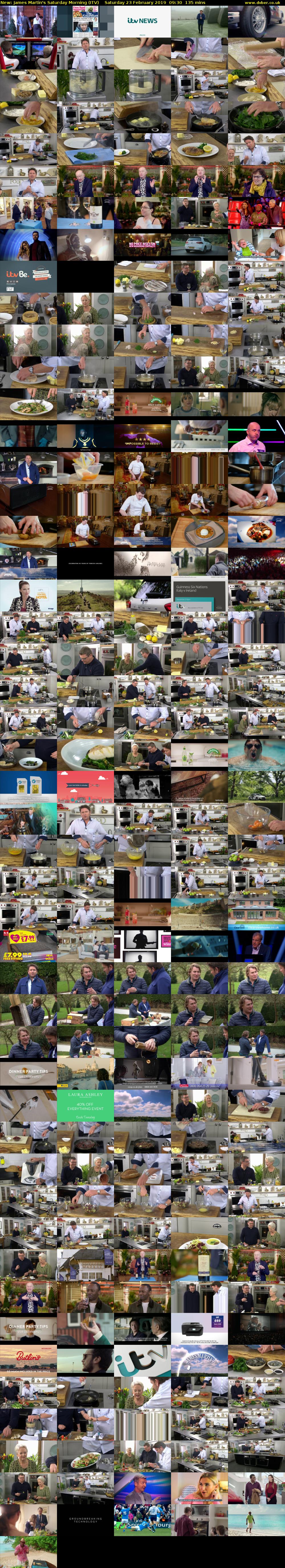 James Martin's Saturday Morning (ITV) Saturday 23 February 2019 09:30 - 11:45