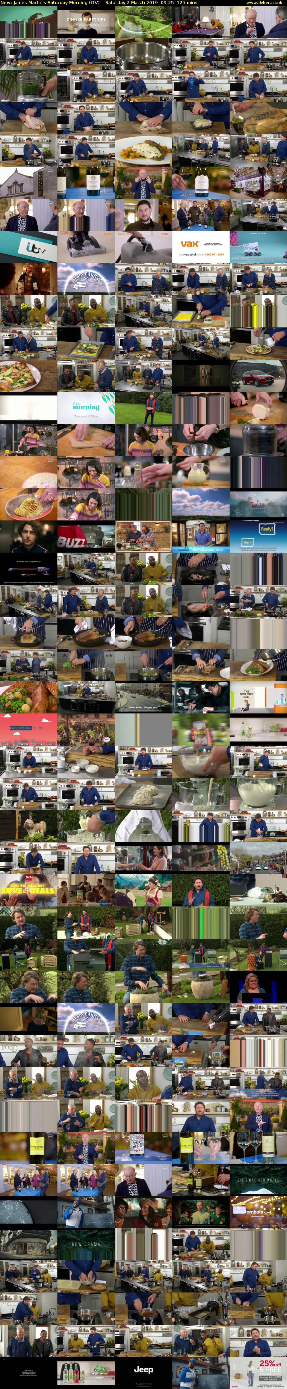 James Martin's Saturday Morning (ITV) Saturday 2 March 2019 09:25 - 11:30