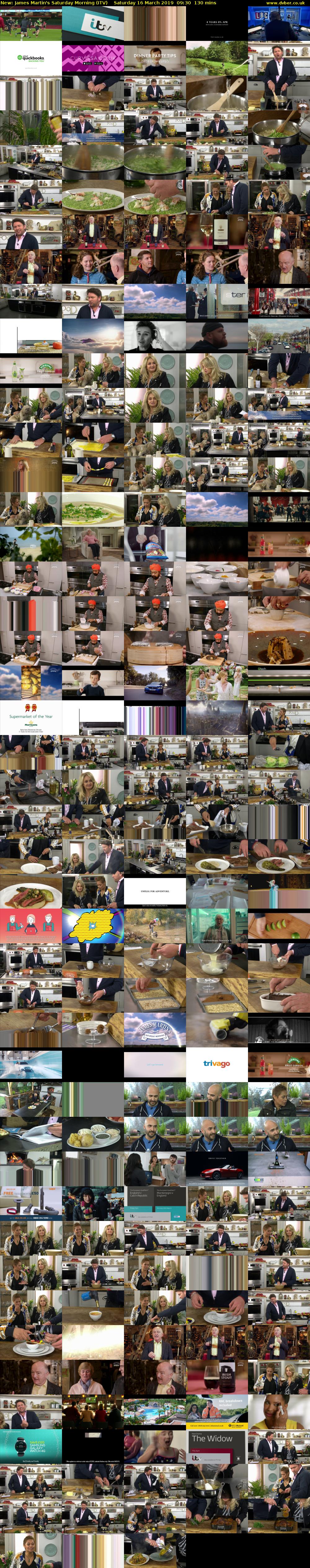 James Martin's Saturday Morning (ITV) Saturday 16 March 2019 09:30 - 11:40