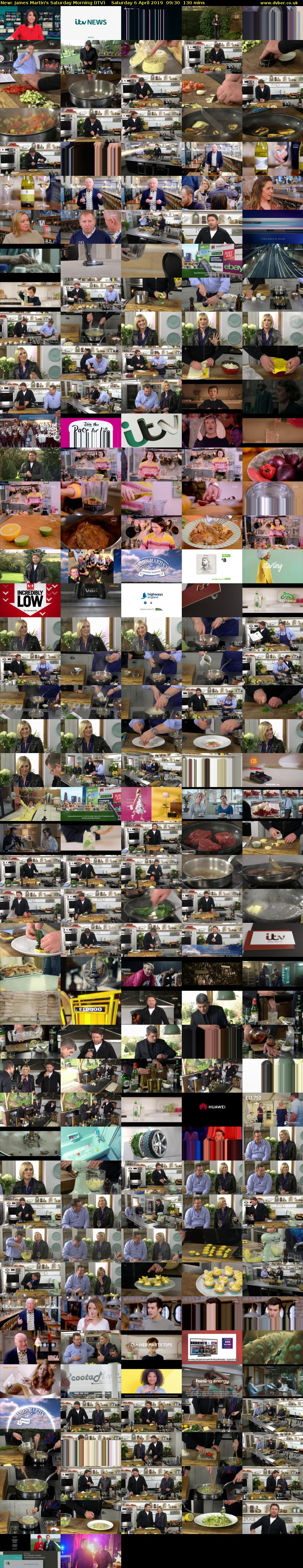 James Martin's Saturday Morning (ITV) Saturday 6 April 2019 09:30 - 11:40