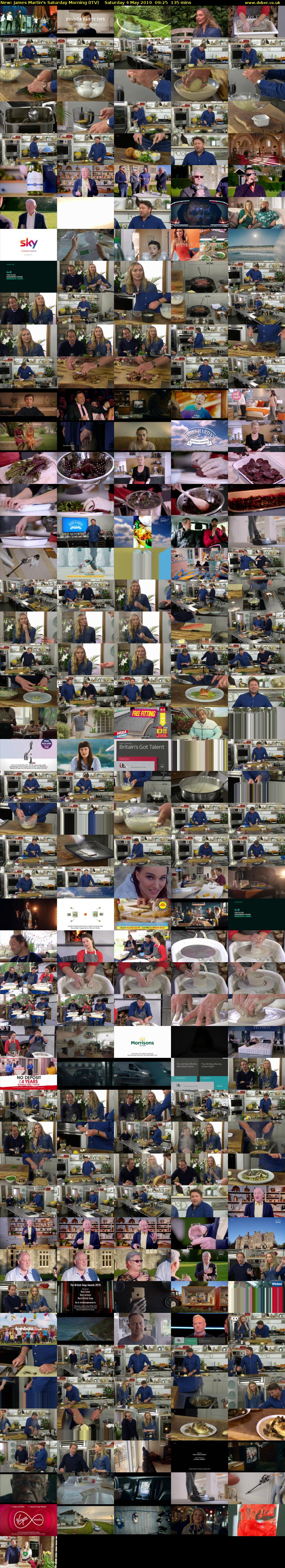 James Martin's Saturday Morning (ITV) Saturday 4 May 2019 09:25 - 11:40