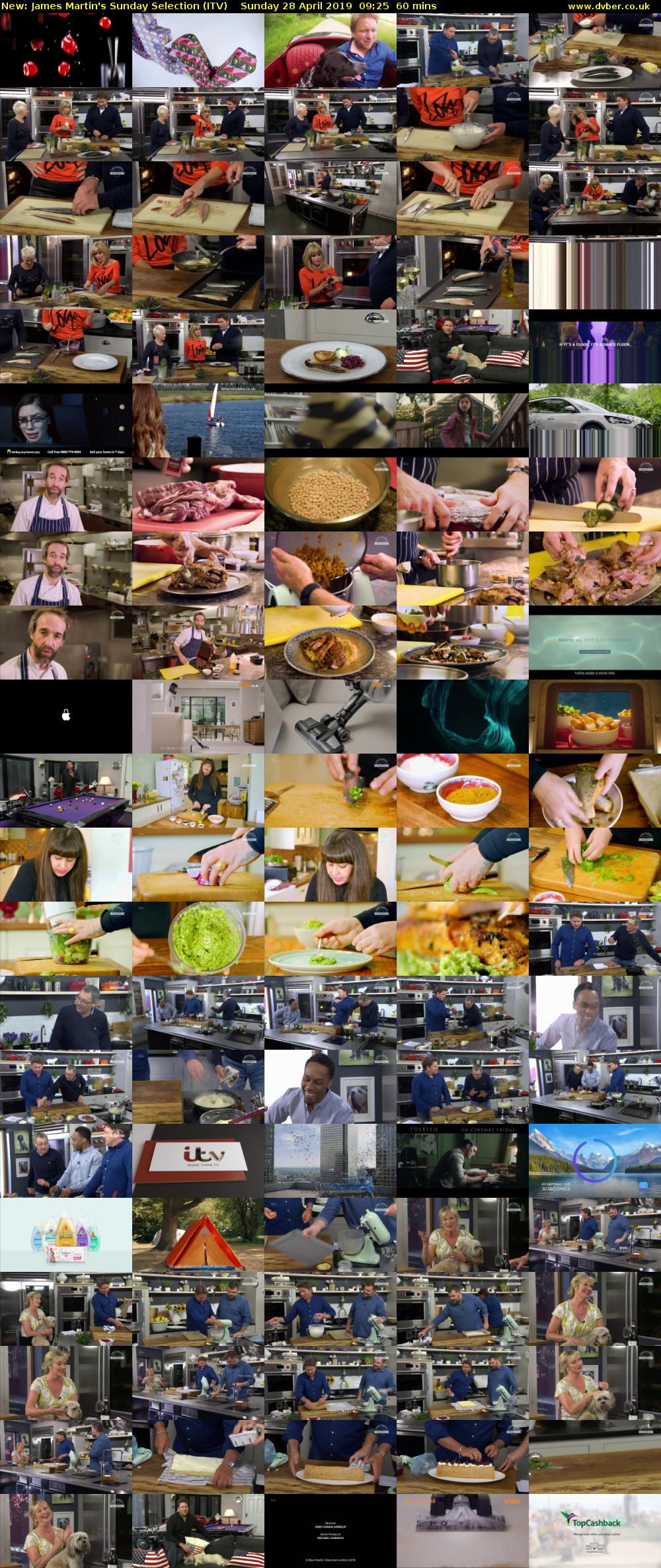 James Martin's Sunday Selection (ITV) Sunday 28 April 2019 09:25 - 10:25