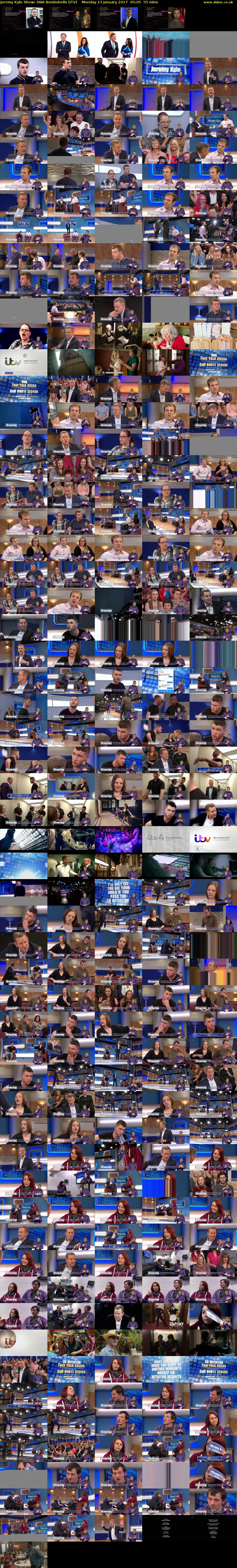 Jeremy Kyle Show: DNA Bombshells (ITV) Monday 23 January 2017 05:05 - 06:00