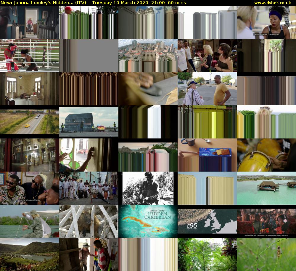 Joanna Lumley's Hidden... (ITV) Tuesday 10 March 2020 21:00 - 22:00