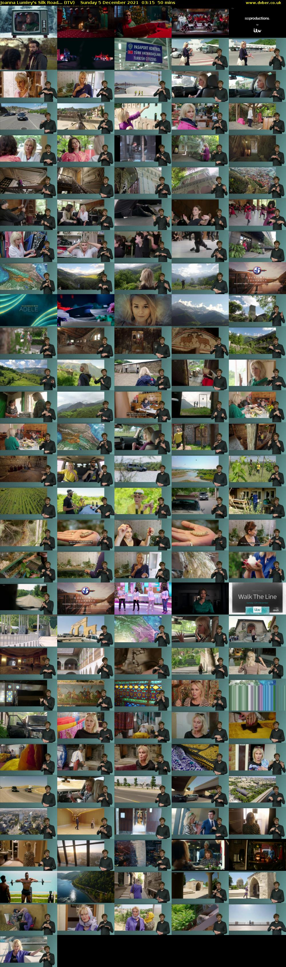 Joanna Lumley's Silk Road... (ITV) Sunday 5 December 2021 03:15 - 04:05