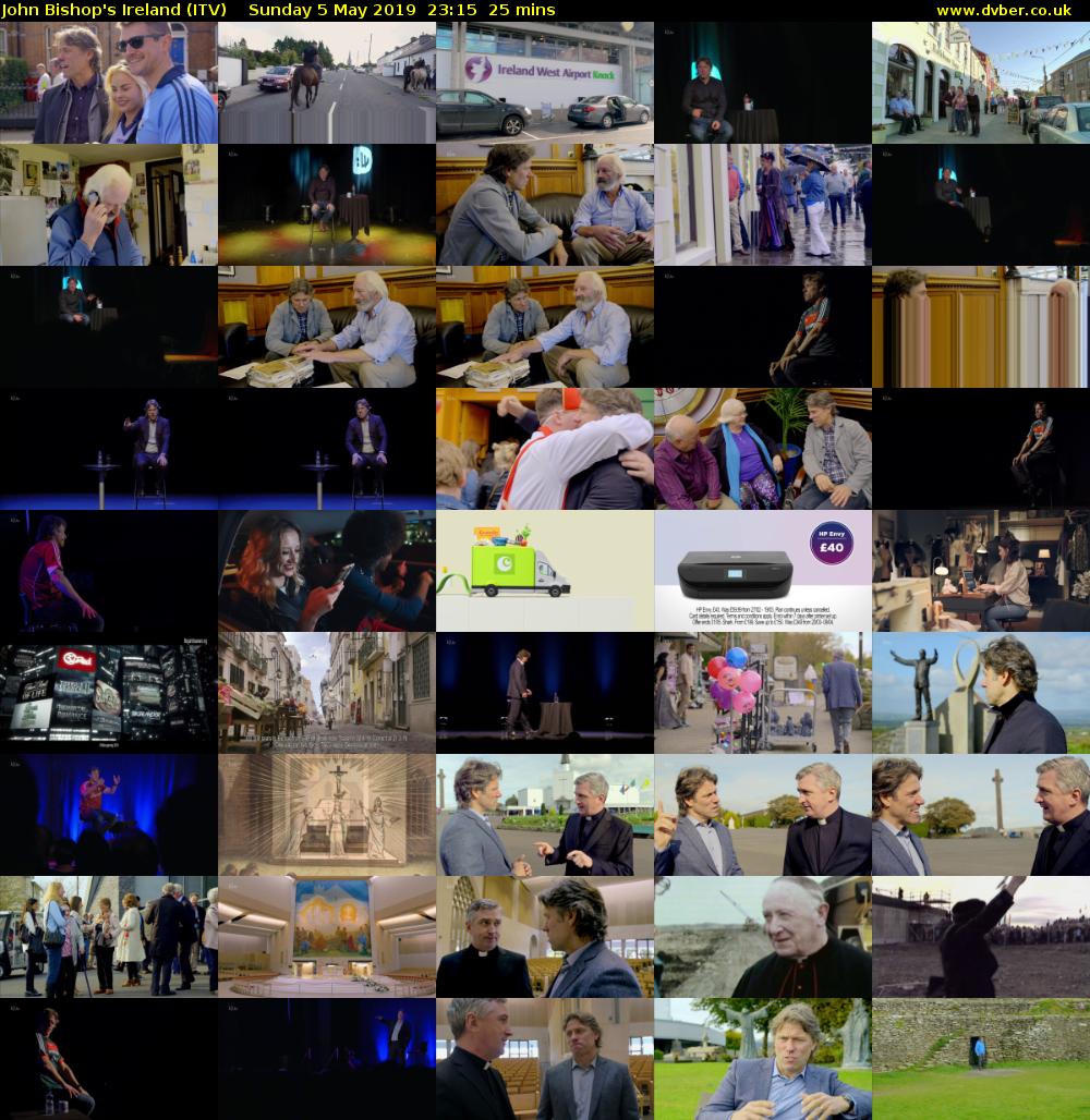 John Bishop's Ireland (ITV) Sunday 5 May 2019 23:15 - 23:40