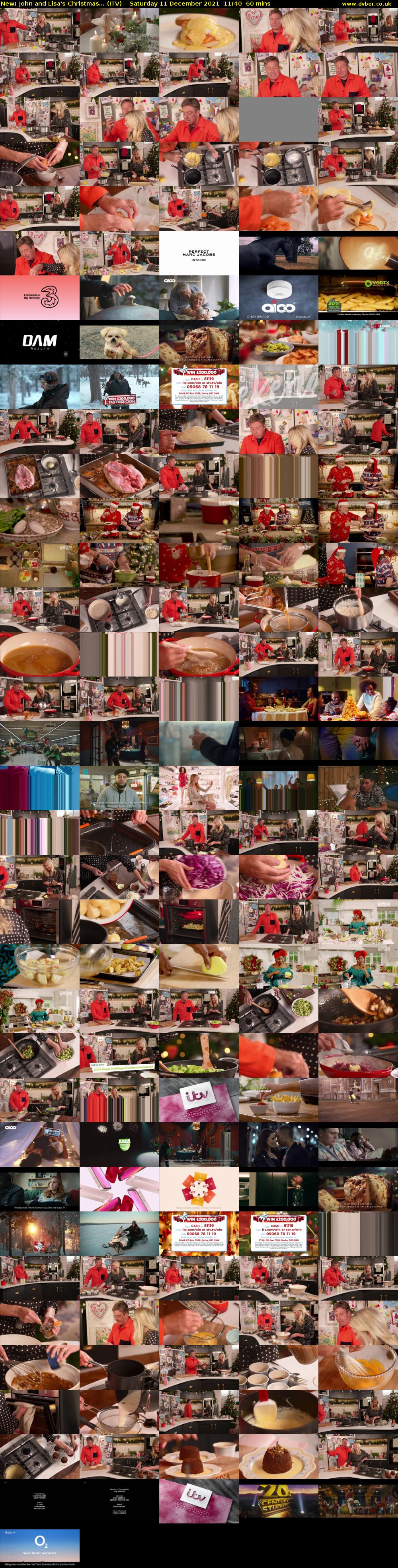 John and Lisa's Christmas... (ITV) Saturday 11 December 2021 11:40 - 12:40