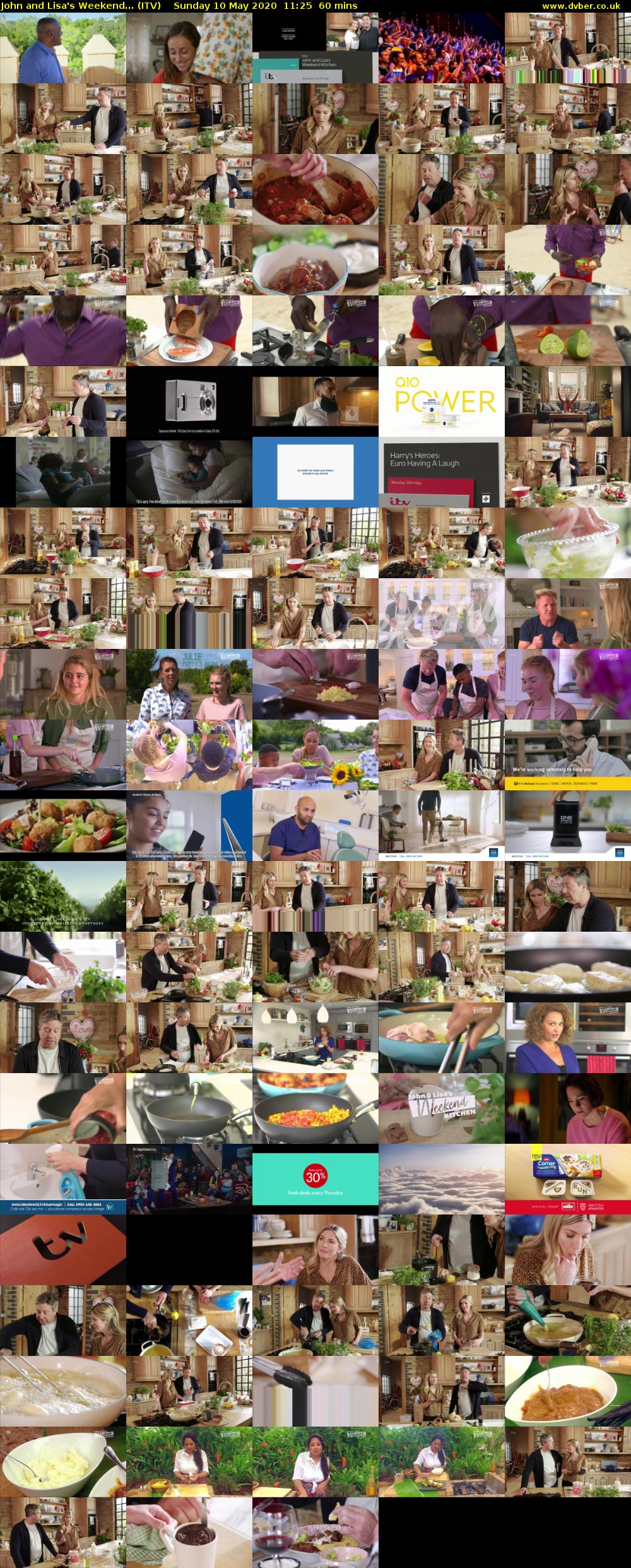 John and Lisa's Weekend... (ITV) Sunday 10 May 2020 11:25 - 12:25