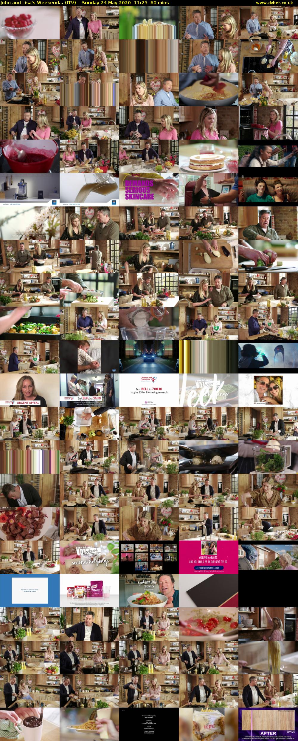 John and Lisa's Weekend... (ITV) Sunday 24 May 2020 11:25 - 12:25