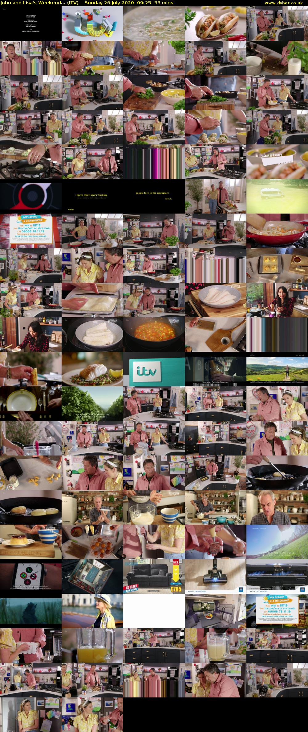 John and Lisa's Weekend... (ITV) Sunday 26 July 2020 09:25 - 10:20