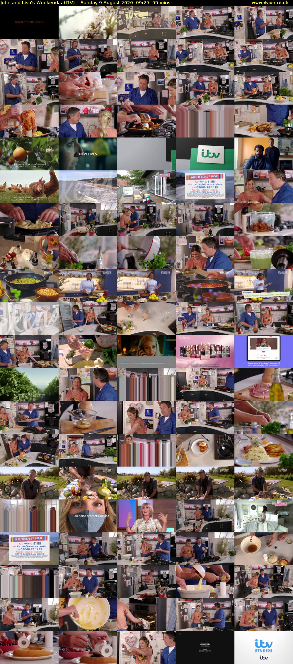 John and Lisa's Weekend... (ITV) Sunday 9 August 2020 09:25 - 10:20