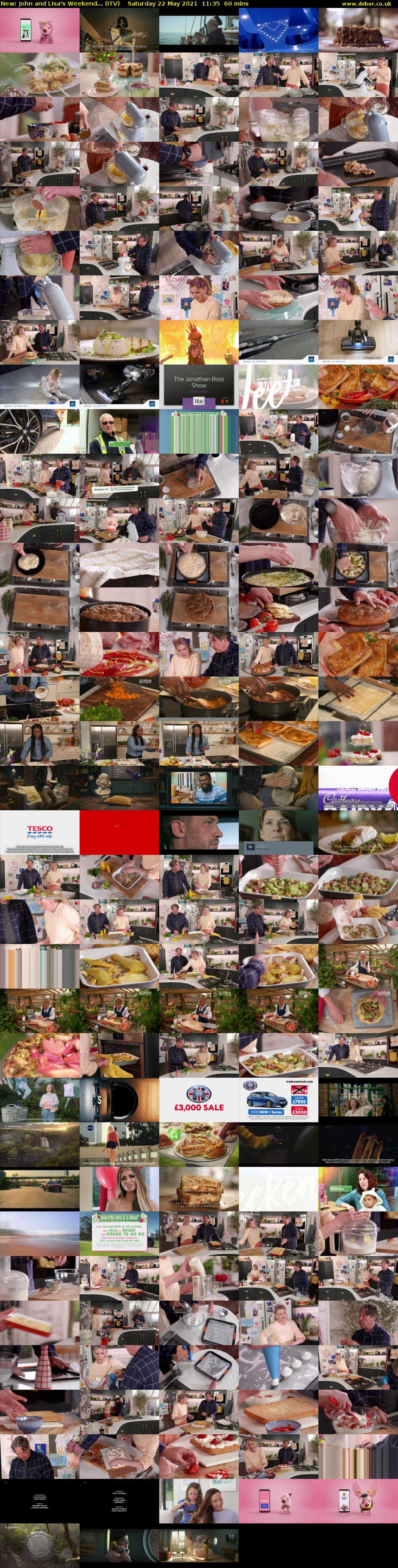 John and Lisa's Weekend... (ITV) Saturday 22 May 2021 11:35 - 12:35
