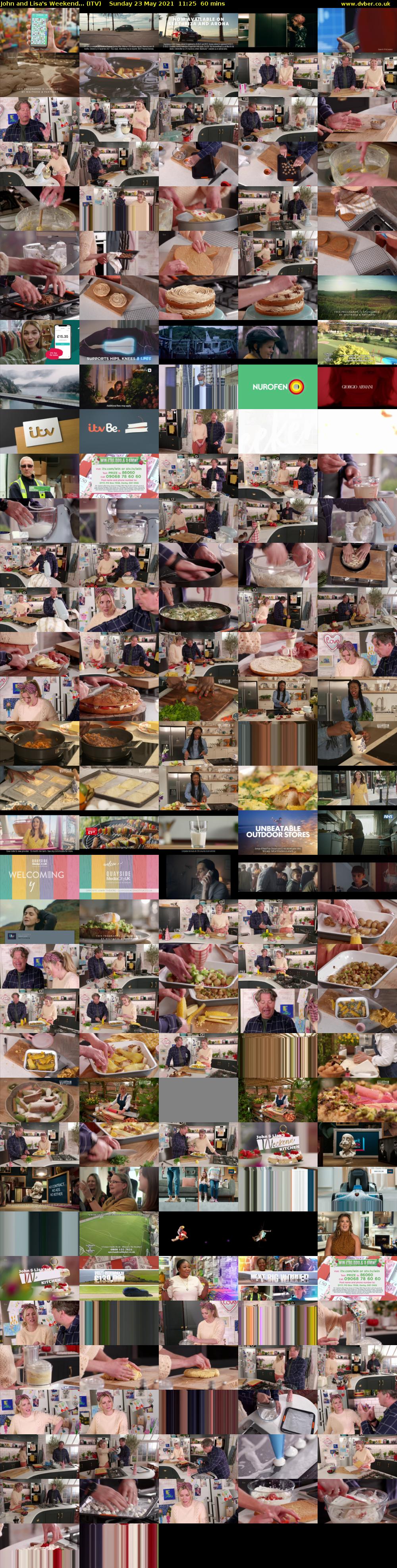 John and Lisa's Weekend... (ITV) Sunday 23 May 2021 11:25 - 12:25