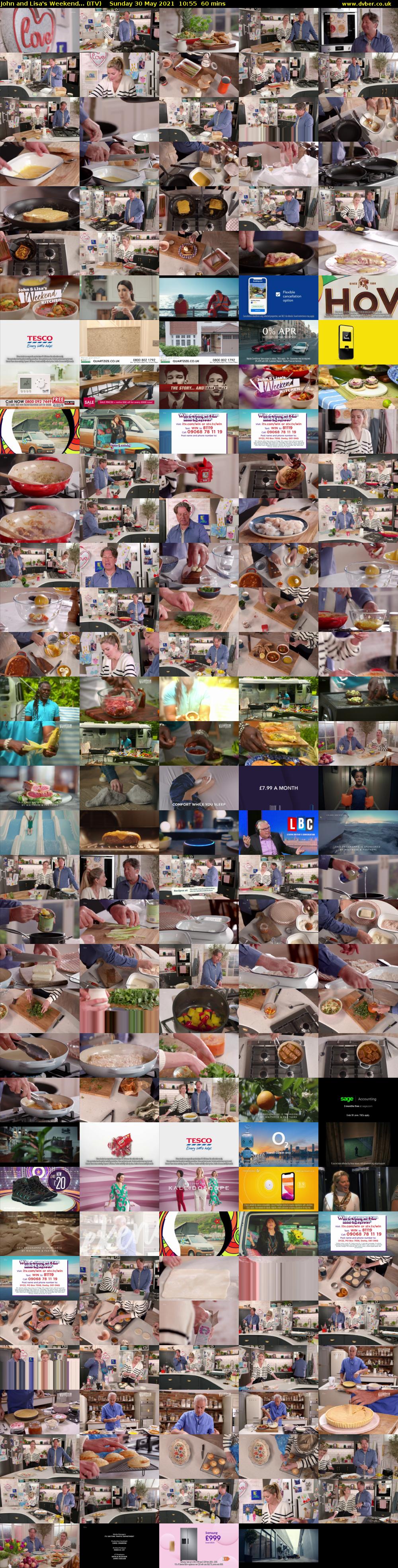 John and Lisa's Weekend... (ITV) Sunday 30 May 2021 10:55 - 11:55