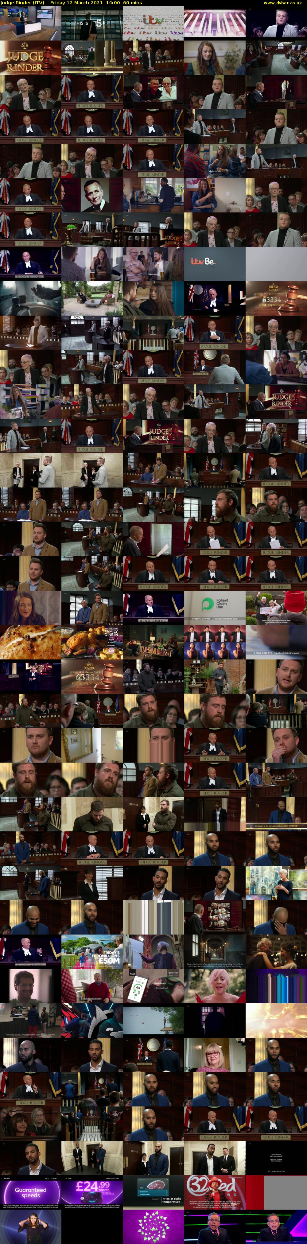 Judge Rinder (ITV) Friday 12 March 2021 14:00 - 15:00