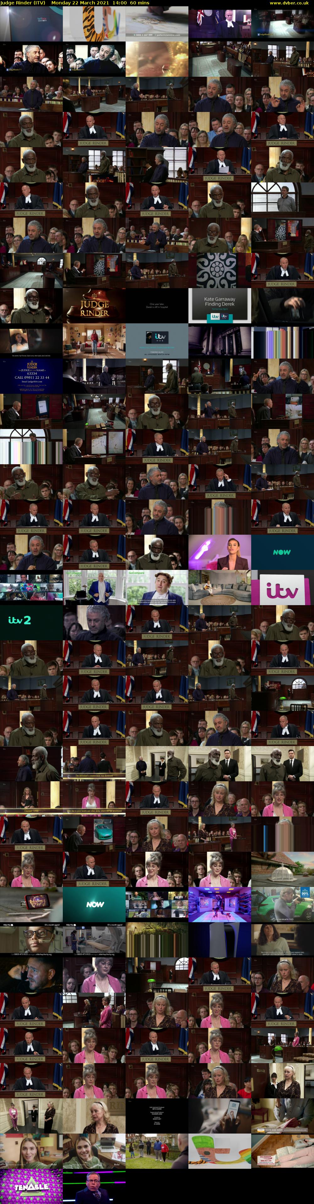 Judge Rinder (ITV) Monday 22 March 2021 14:00 - 15:00