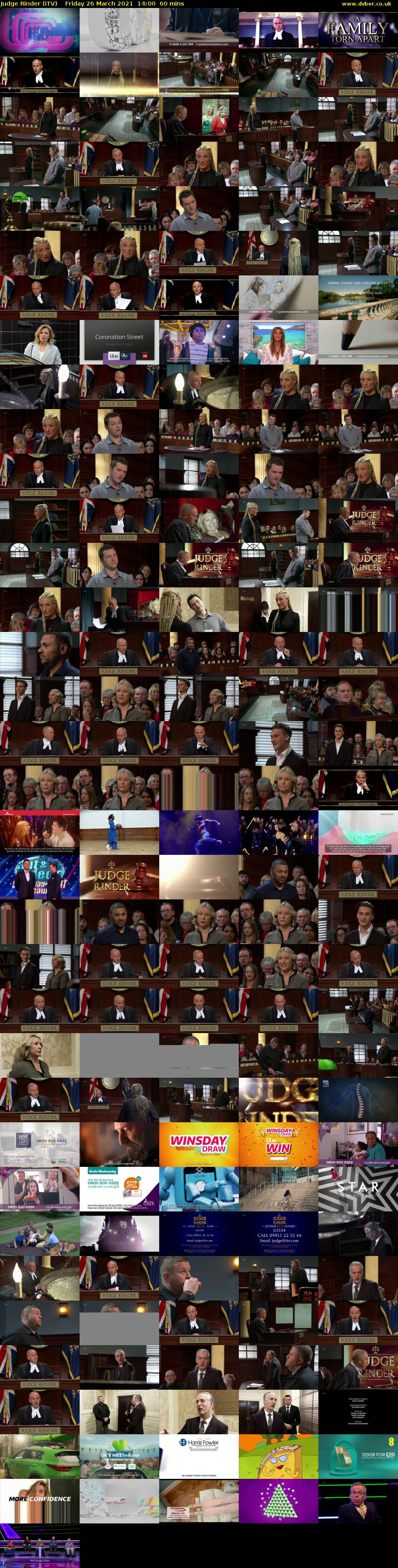Judge Rinder (ITV) Friday 26 March 2021 14:00 - 15:00