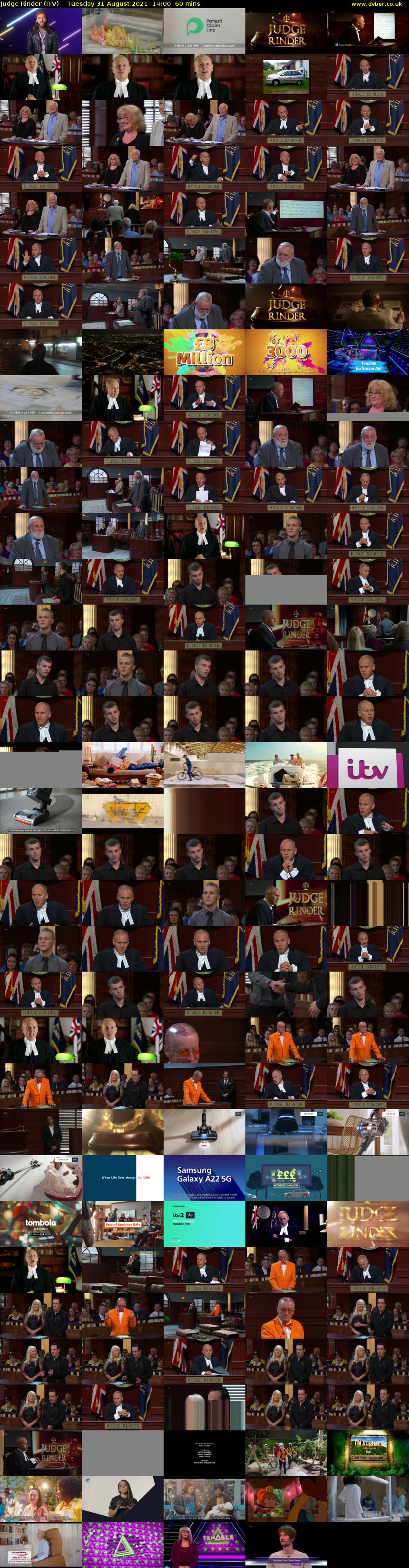 Judge Rinder (ITV) Tuesday 31 August 2021 14:00 - 15:00