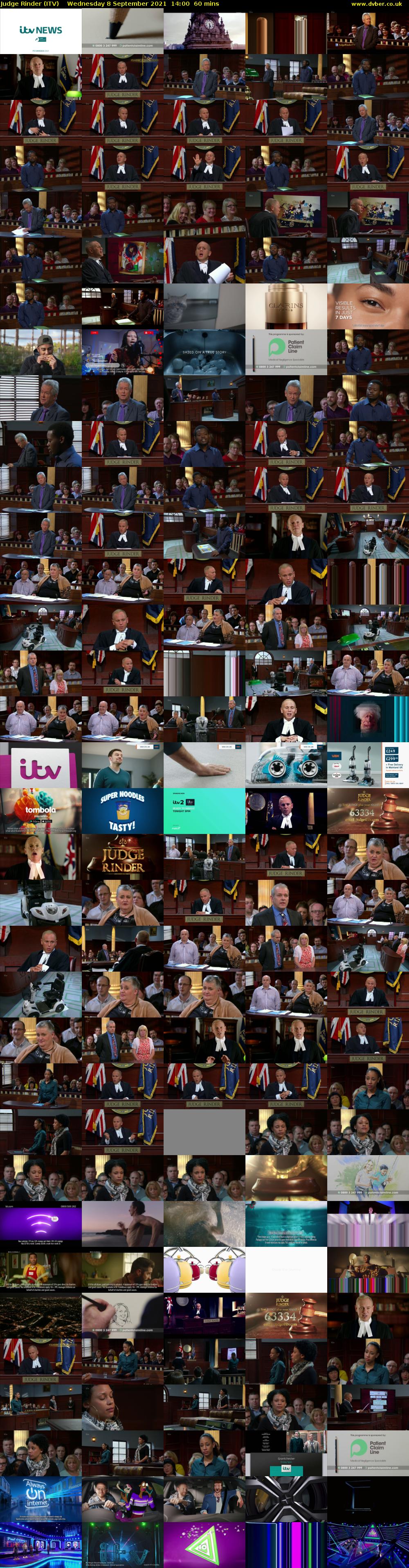 Judge Rinder (ITV) Wednesday 8 September 2021 14:00 - 15:00