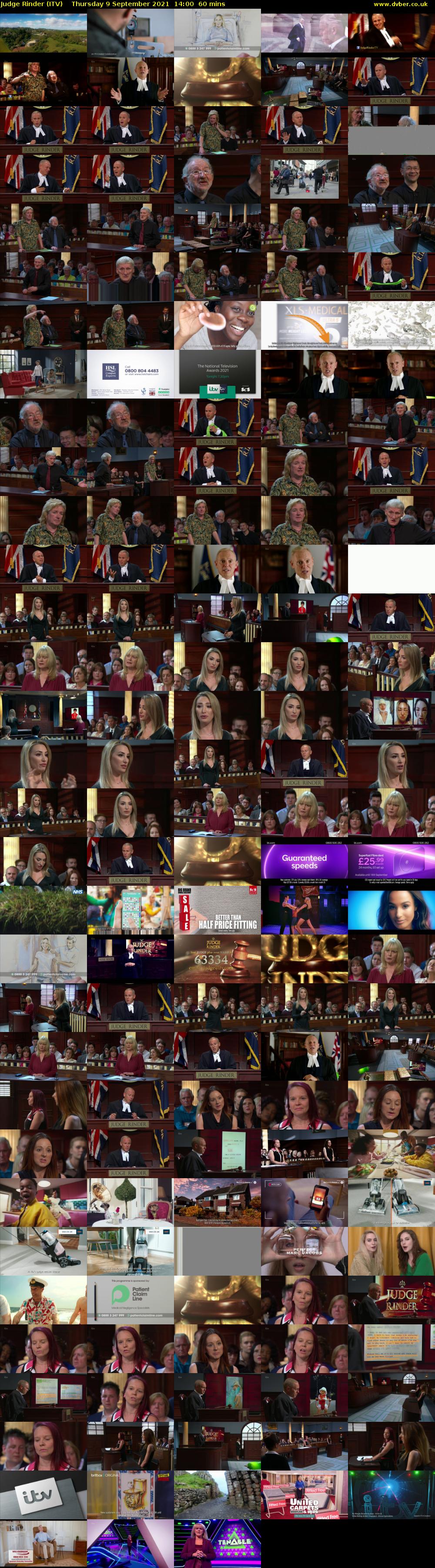 Judge Rinder (ITV) Thursday 9 September 2021 14:00 - 15:00