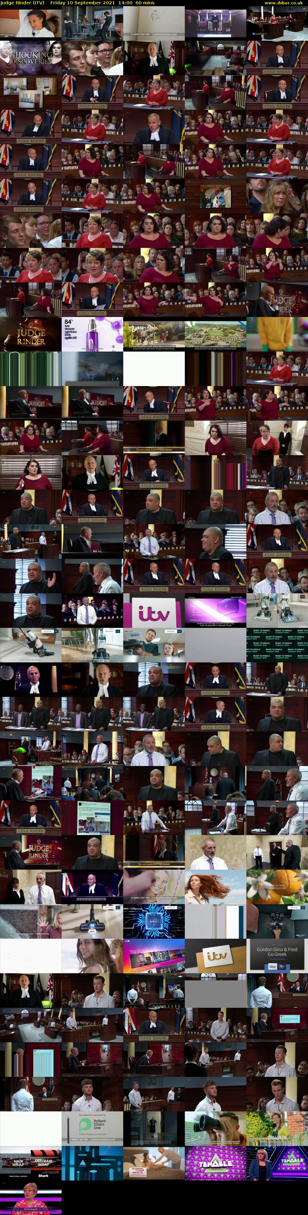 Judge Rinder (ITV) Friday 10 September 2021 14:00 - 15:00