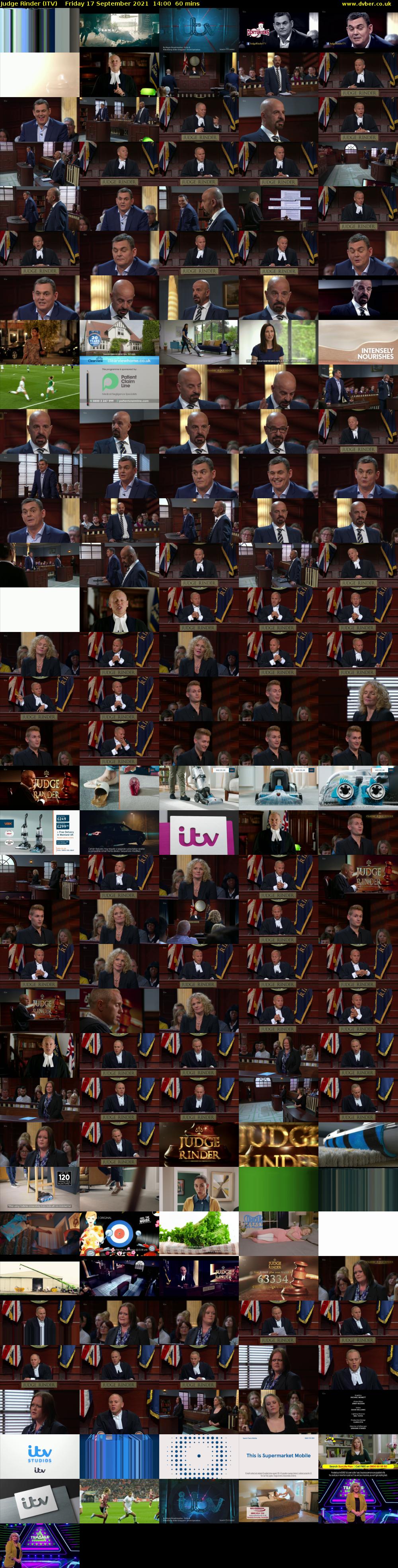 Judge Rinder (ITV) Friday 17 September 2021 14:00 - 15:00