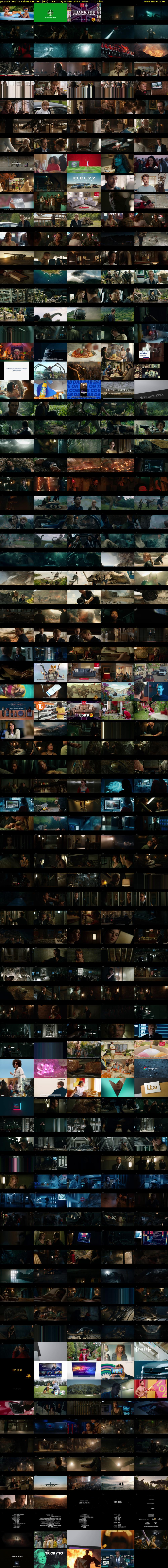 Jurassic World: Fallen Kingdom (ITV) Saturday 4 June 2022 20:00 - 22:30