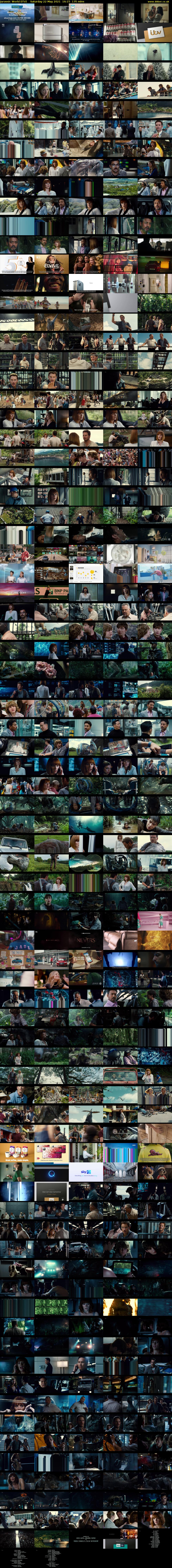 Jurassic World (ITV) Saturday 22 May 2021 16:15 - 18:30