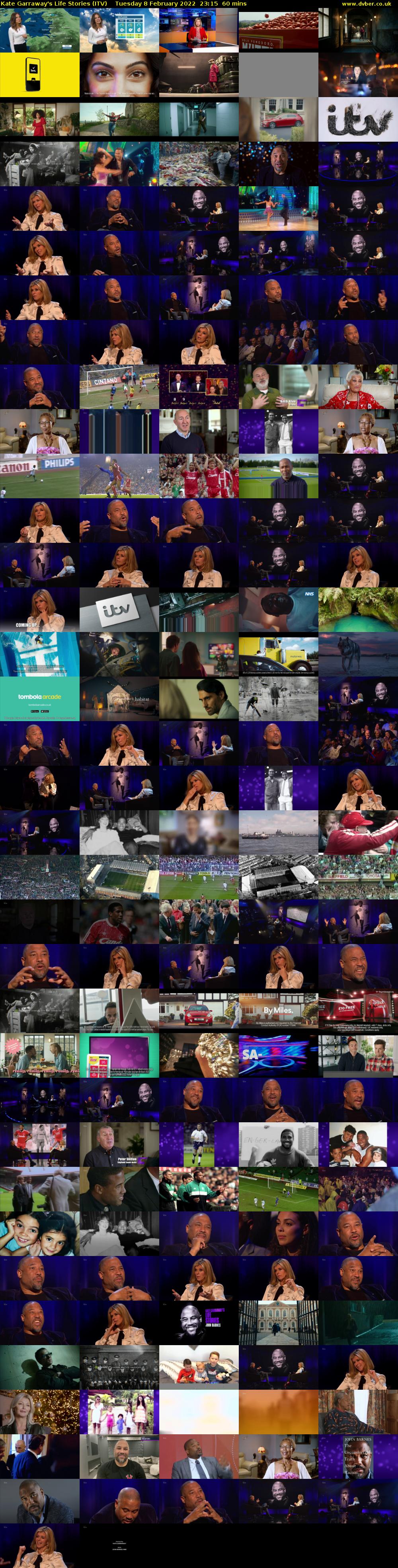 Kate Garraway's Life Stories (ITV) Tuesday 8 February 2022 23:15 - 00:15