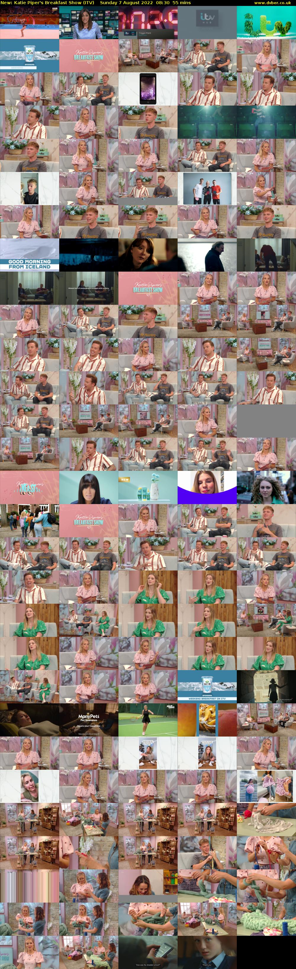 Katie Piper's Breakfast Show (ITV) Sunday 7 August 2022 08:30 - 09:25