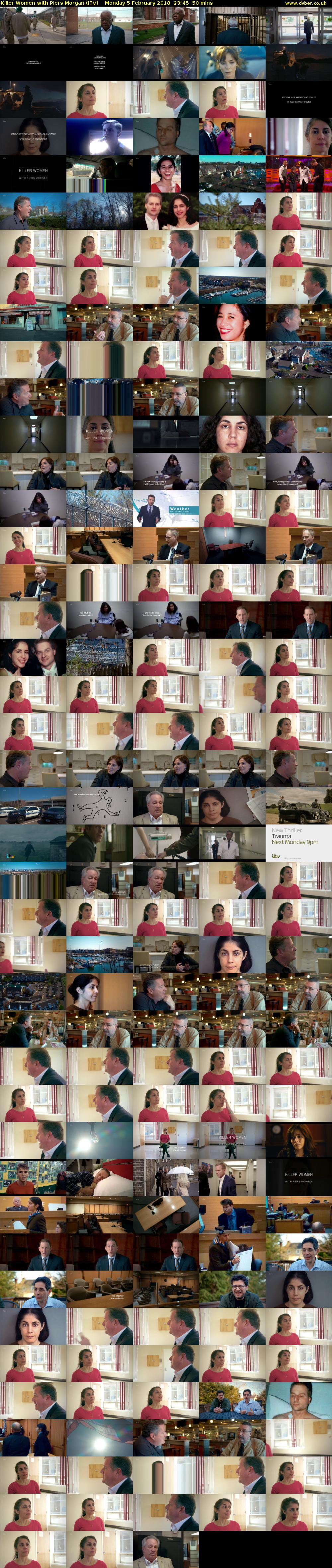 Killer Women with Piers Morgan (ITV) Monday 5 February 2018 23:45 - 00:35