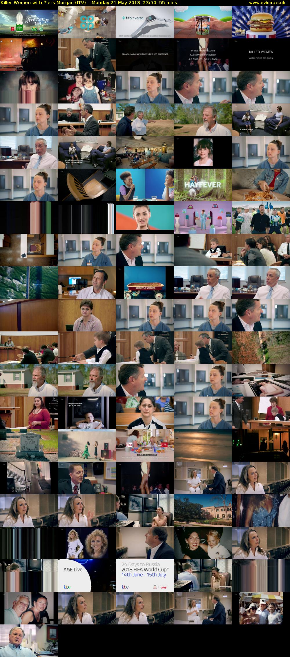 Killer Women with Piers Morgan (ITV) Monday 21 May 2018 23:50 - 00:45