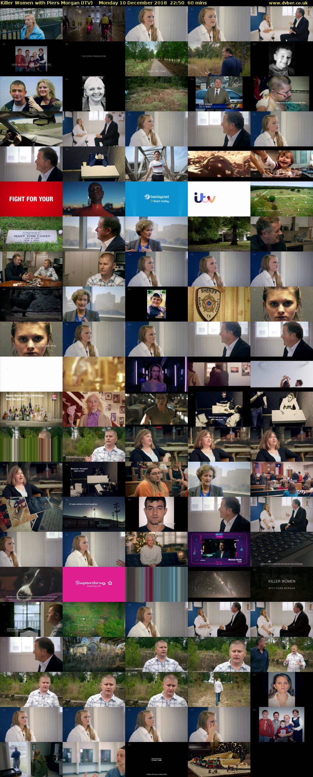 Killer Women with Piers Morgan (ITV) Monday 10 December 2018 22:50 - 23:50