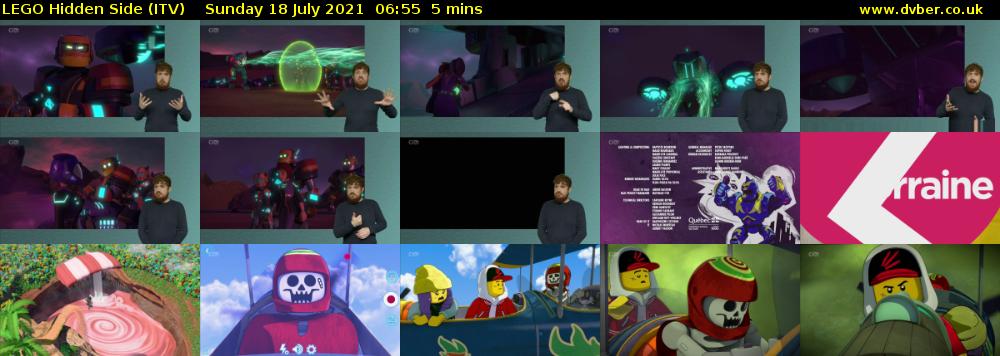LEGO Hidden Side (ITV) Sunday 18 July 2021 06:55 - 07:00