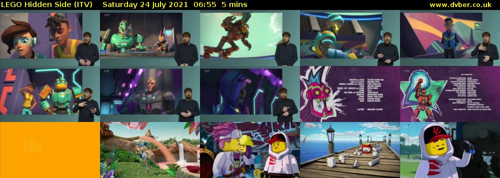 LEGO Hidden Side (ITV) Saturday 24 July 2021 06:55 - 07:00