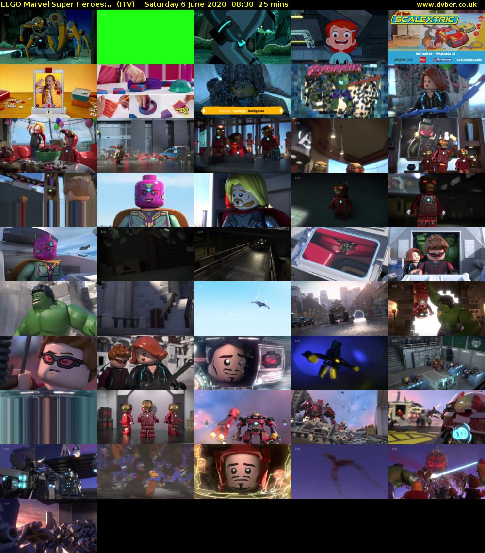 LEGO Marvel Super Heroes:... (ITV) Saturday 6 June 2020 08:30 - 08:55