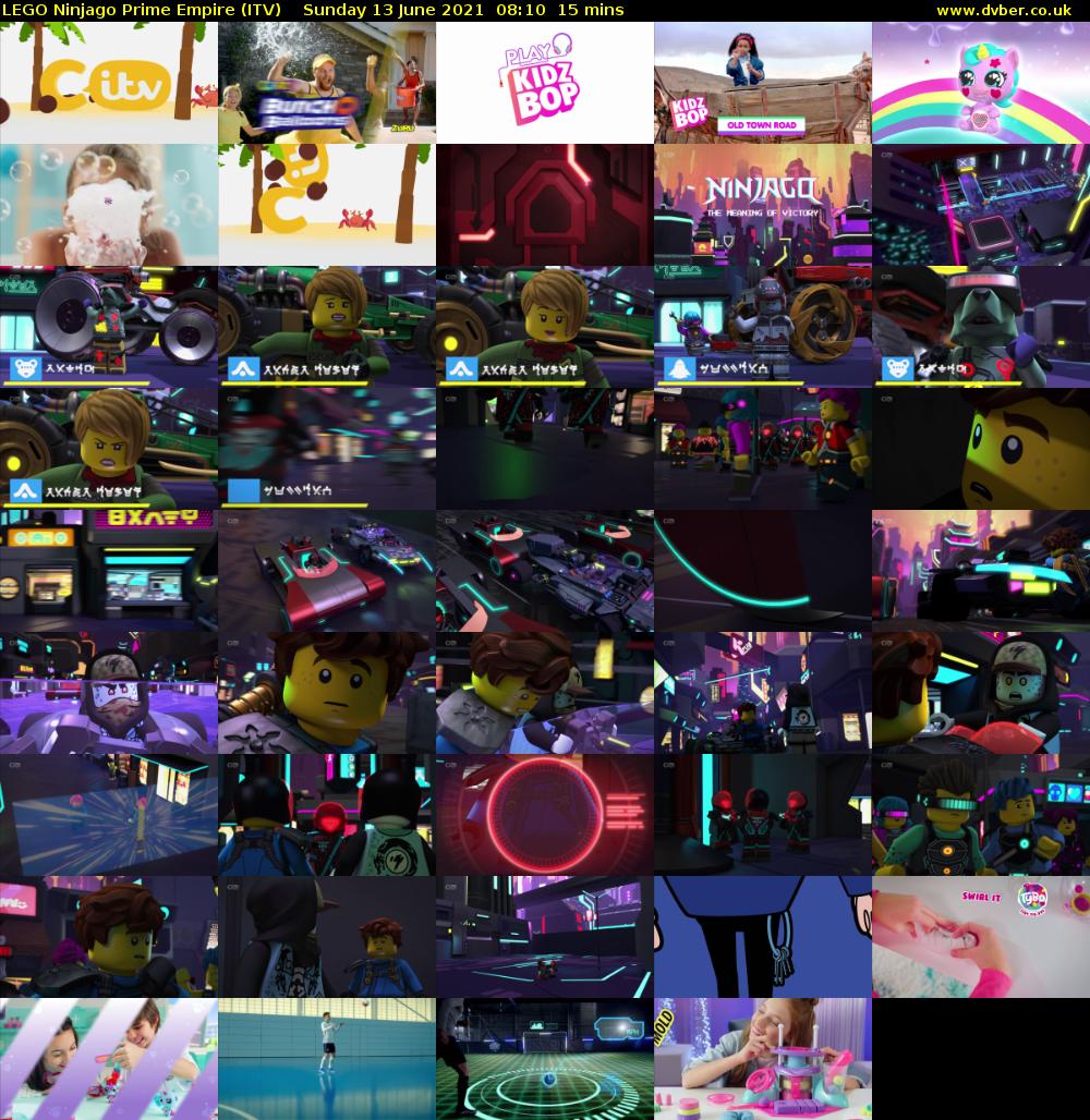 LEGO Ninjago Prime Empire (ITV) Sunday 13 June 2021 08:10 - 08:25