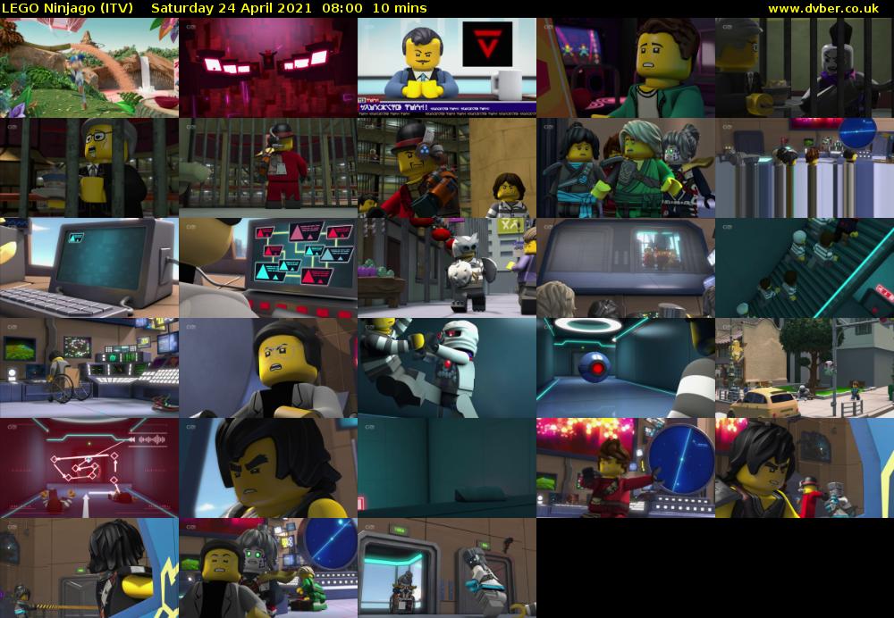 LEGO Ninjago (ITV) Saturday 24 April 2021 08:00 - 08:10
