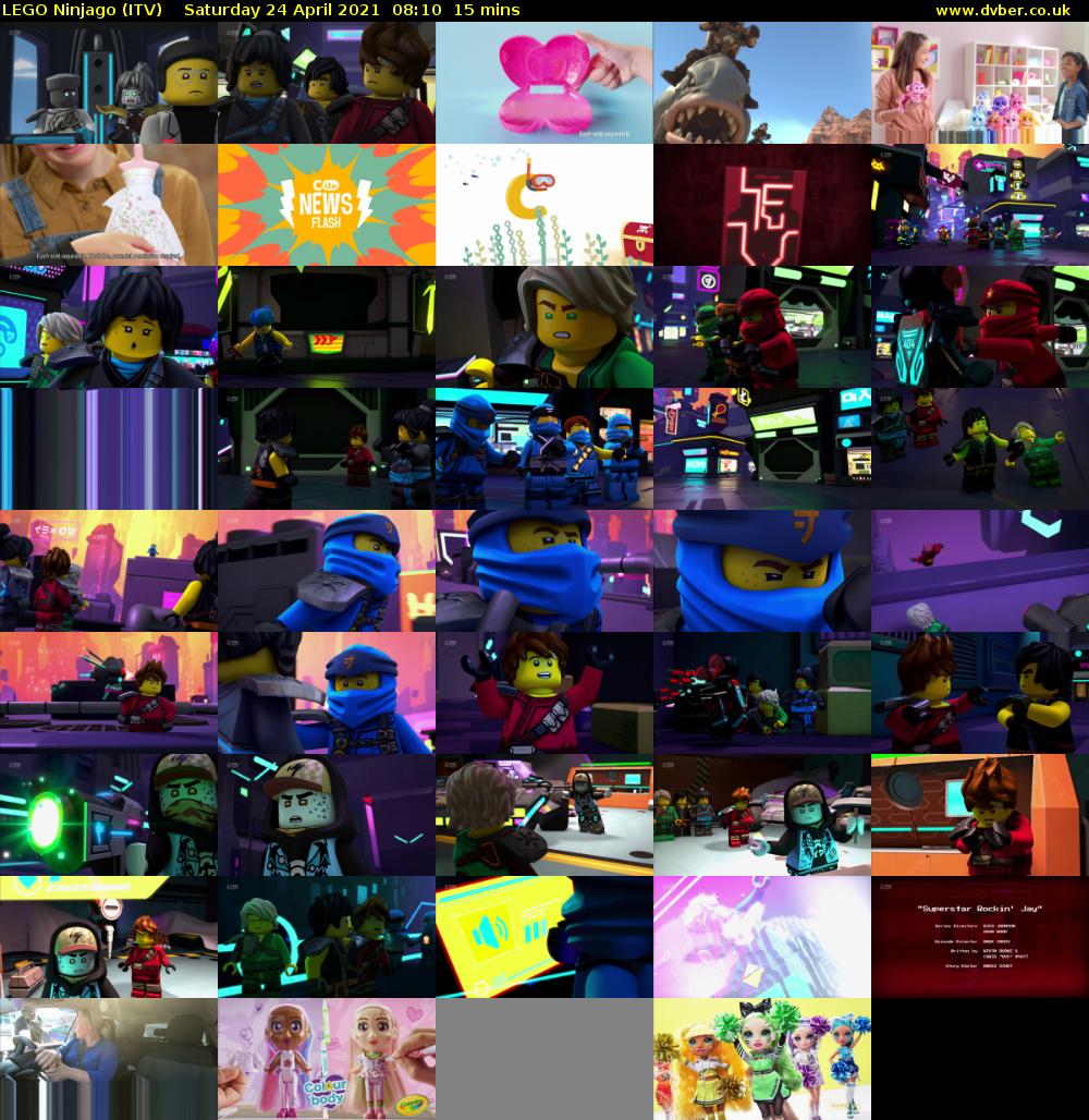 LEGO Ninjago (ITV) Saturday 24 April 2021 08:10 - 08:25