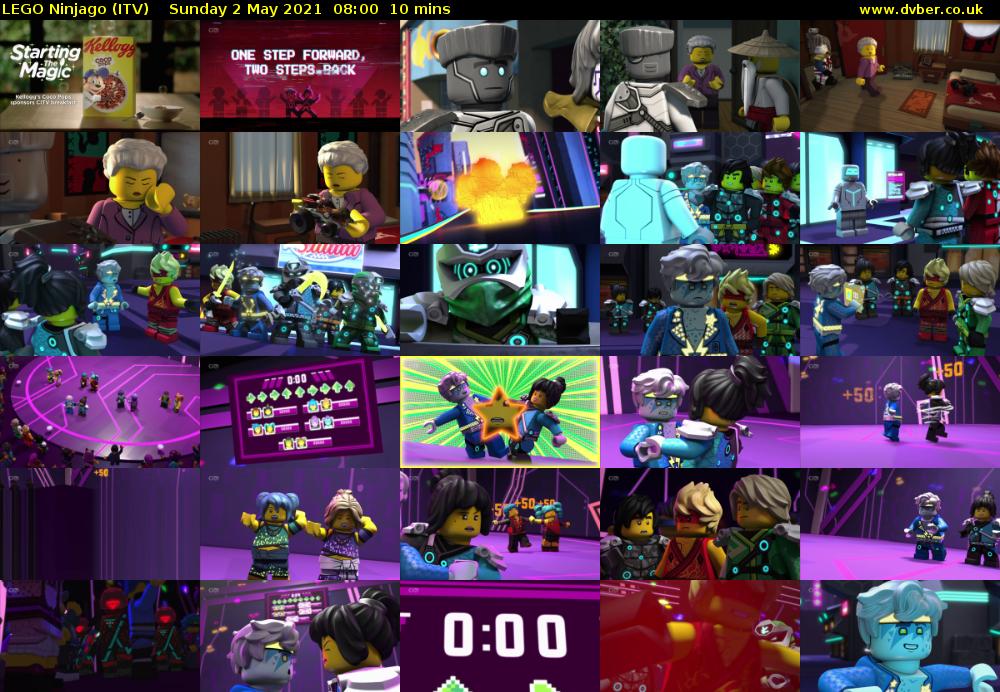 LEGO Ninjago (ITV) Sunday 2 May 2021 08:00 - 08:10