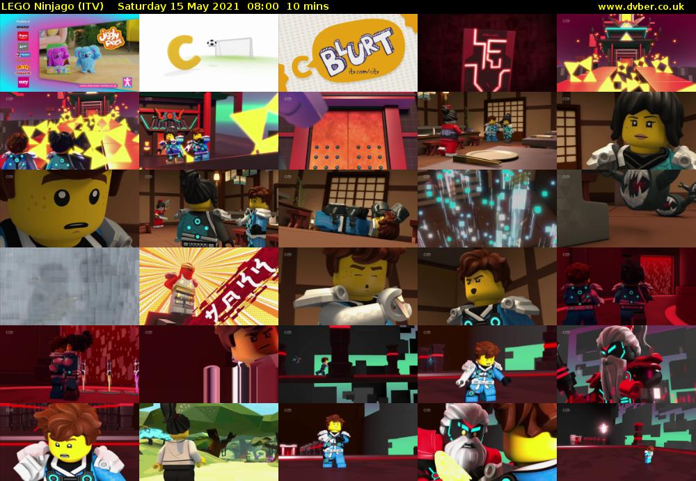 LEGO Ninjago (ITV) Saturday 15 May 2021 08:00 - 08:10