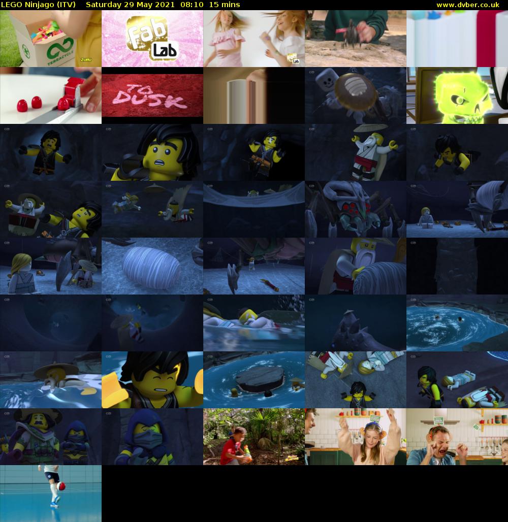 LEGO Ninjago (ITV) Saturday 29 May 2021 08:10 - 08:25