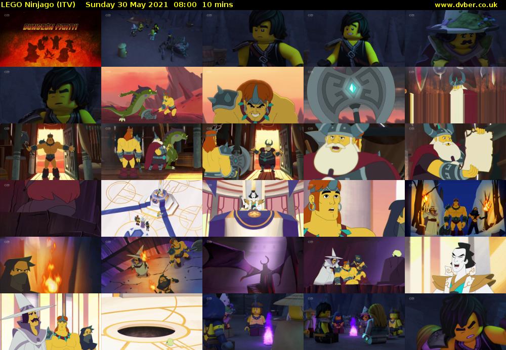 LEGO Ninjago (ITV) Sunday 30 May 2021 08:00 - 08:10