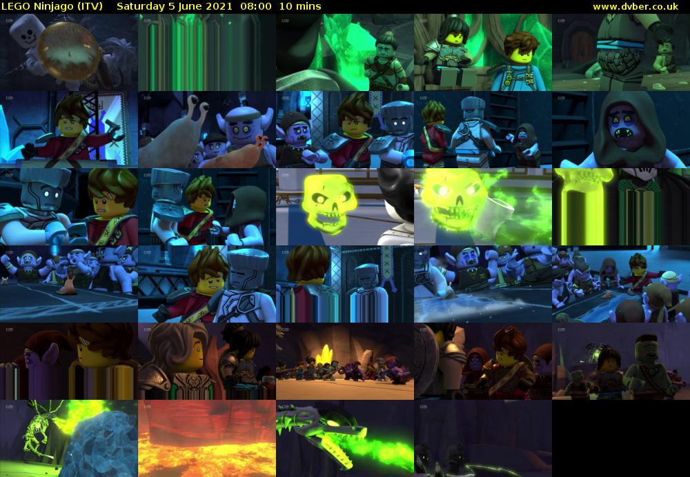 LEGO Ninjago (ITV) Saturday 5 June 2021 08:00 - 08:10