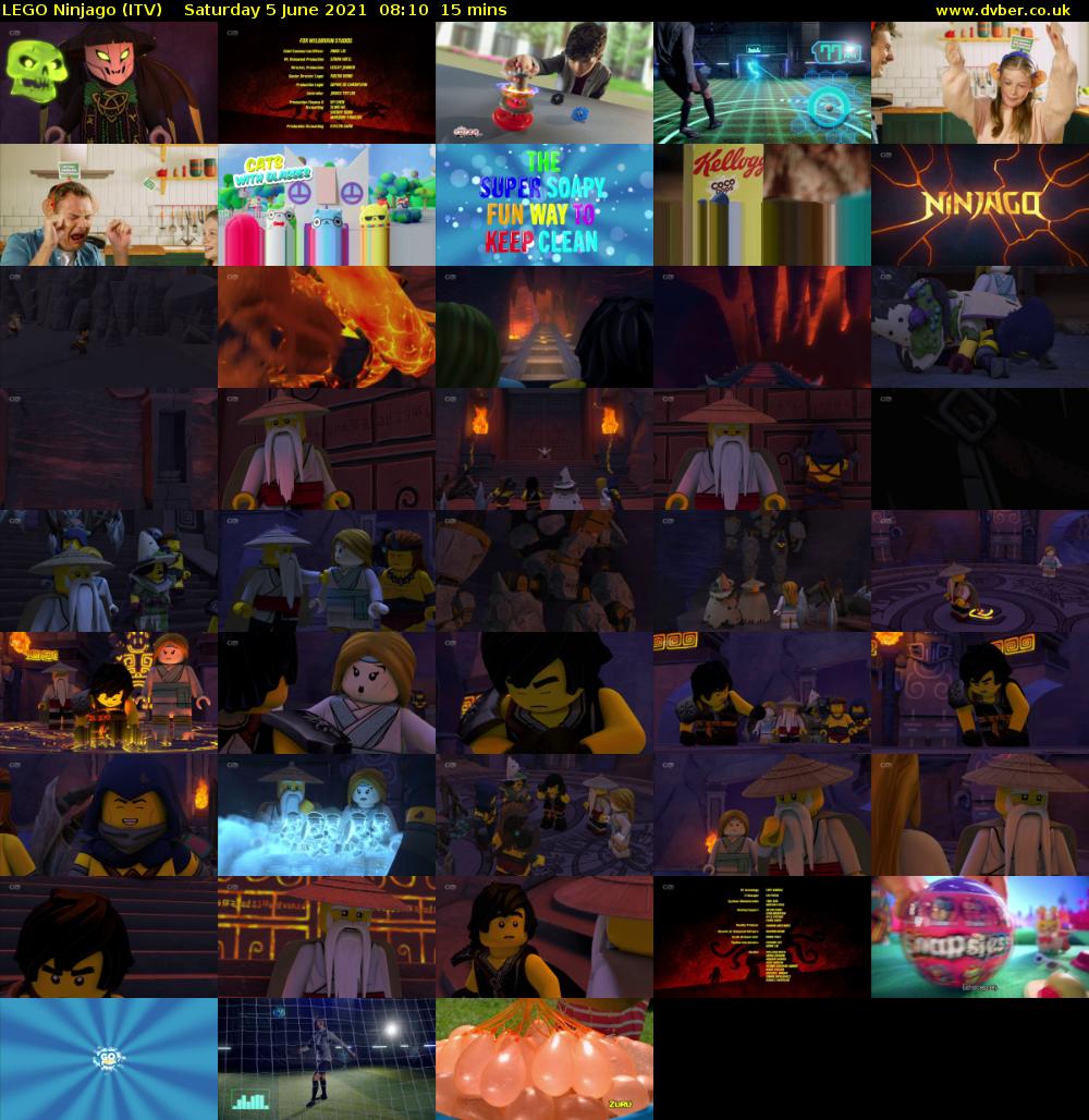 LEGO Ninjago (ITV) Saturday 5 June 2021 08:10 - 08:25