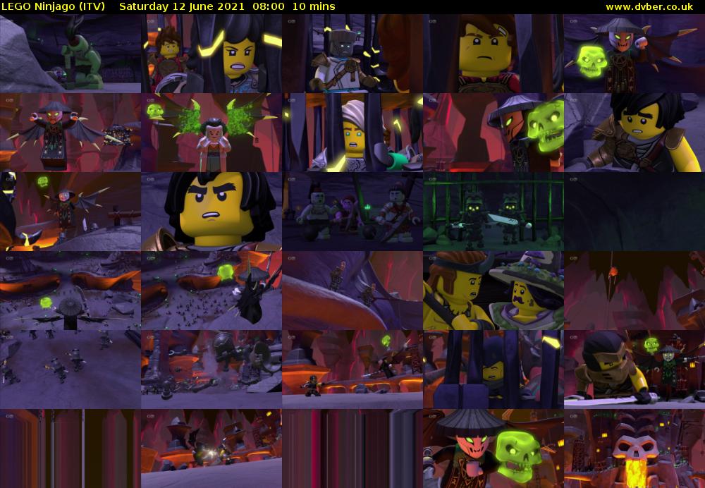 LEGO Ninjago (ITV) Saturday 12 June 2021 08:00 - 08:10